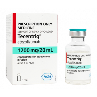 TECENTRIQ 1200 MG / 20 ML ( ATEZOLIZUMAB ) CONCENTRATE FOR IV INFUSION VIAL